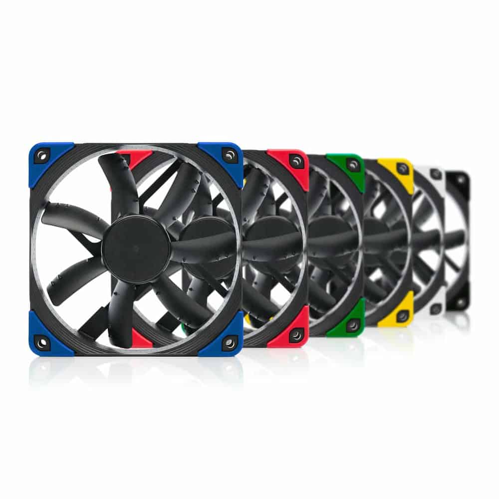(image for) Noctua 120mm NF-S12A PWM CHROMAX Airflow Fan with Swappable Anti-Vibration Pads